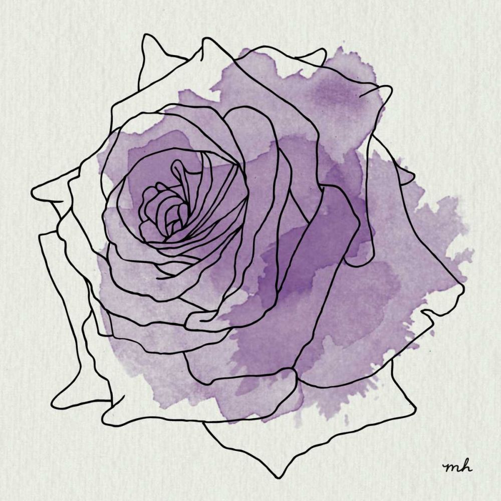 Watercolor Floral IV art print by Moira Hershey for $57.95 CAD