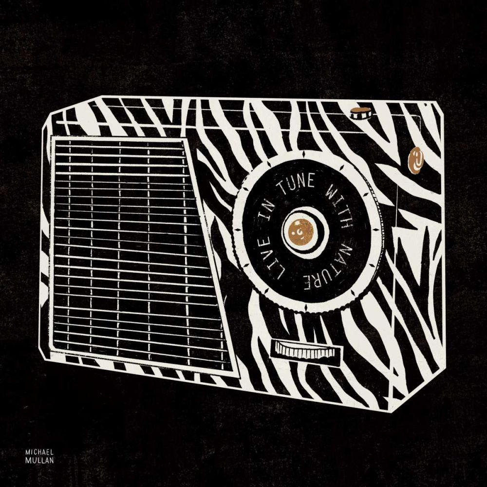 Analog Jungle Radio art print by Michael Mullan for $57.95 CAD