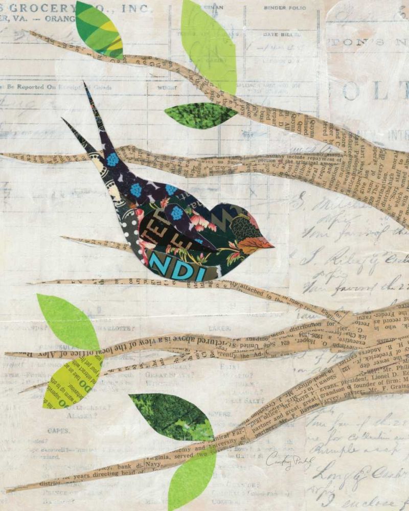 Birds in Spring III art print by Courtney Prahl for $57.95 CAD