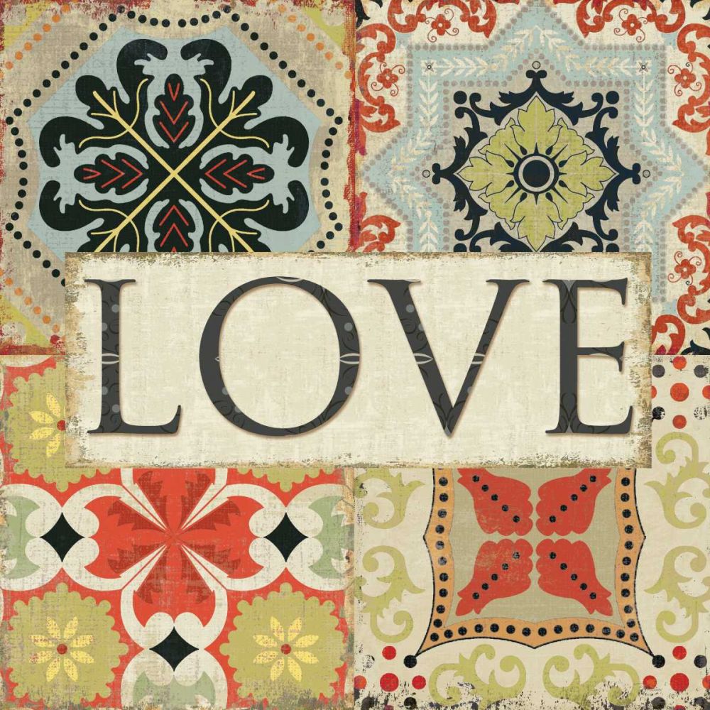Spice Santorini I - Love art print by Pela Studio for $57.95 CAD