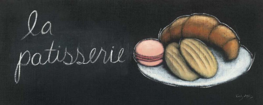 Chalkboard Menu II - Patisserie art print by Emily Adams for $57.95 CAD
