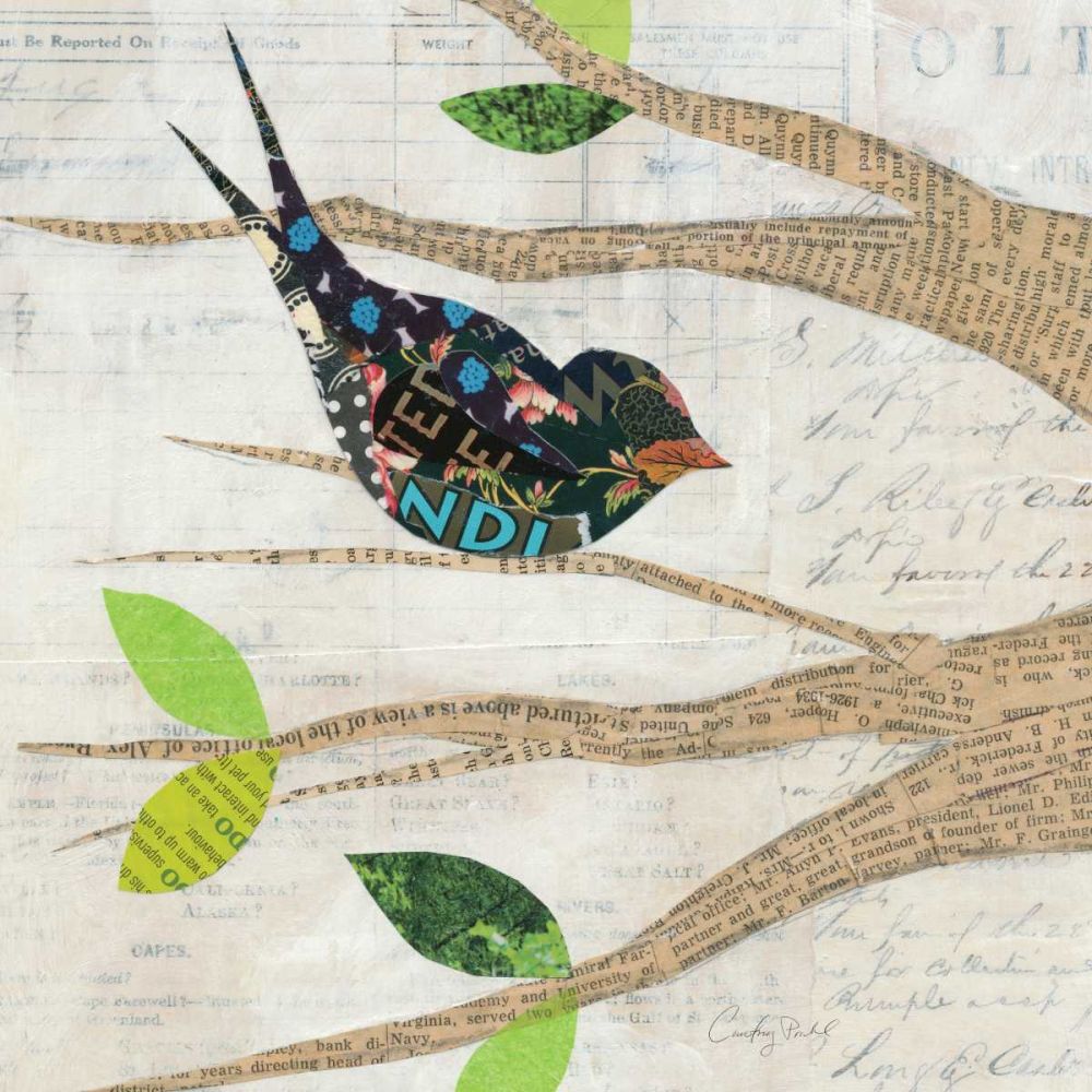 Birds in Spring  III Square art print by Courtney Prahl for $57.95 CAD