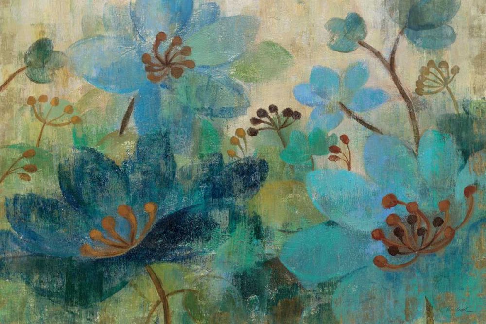 Peacock Garden art print by Silvia Vassileva for $57.95 CAD