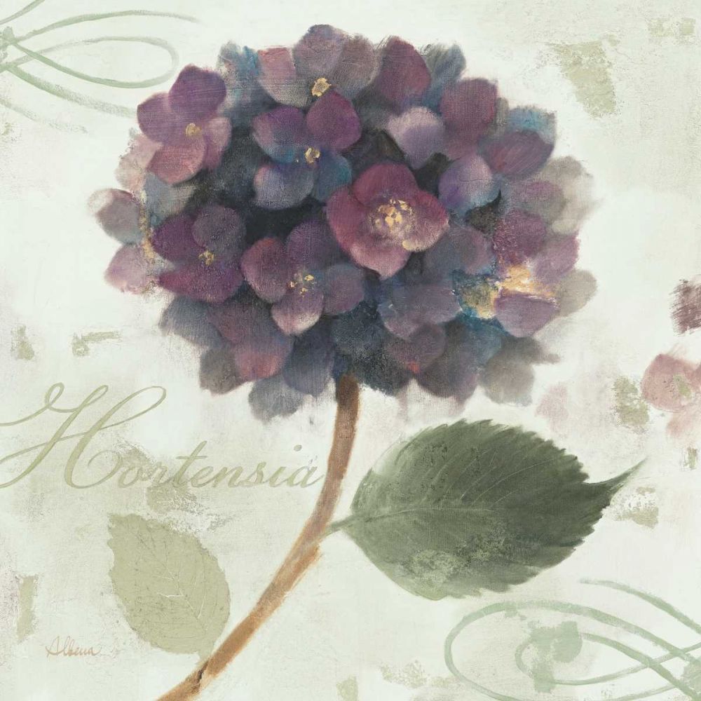 Abundant Hydrangea II Blue Green art print by Albena Hristova for $57.95 CAD