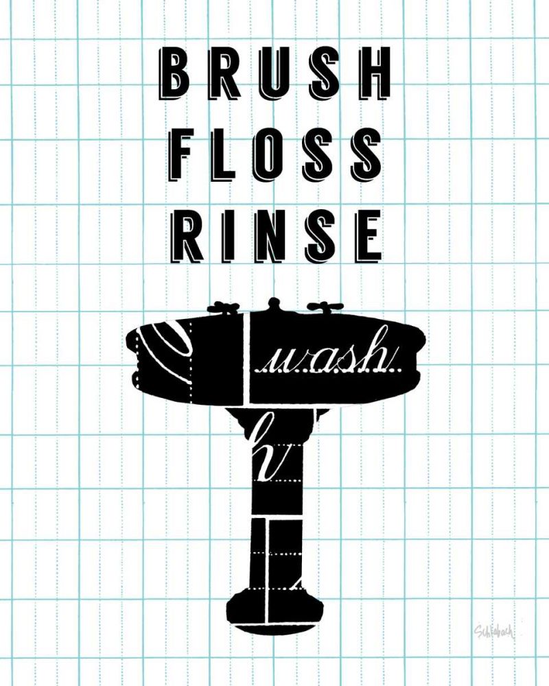 Letterform Sink art print by Sue Schlabach for $57.95 CAD