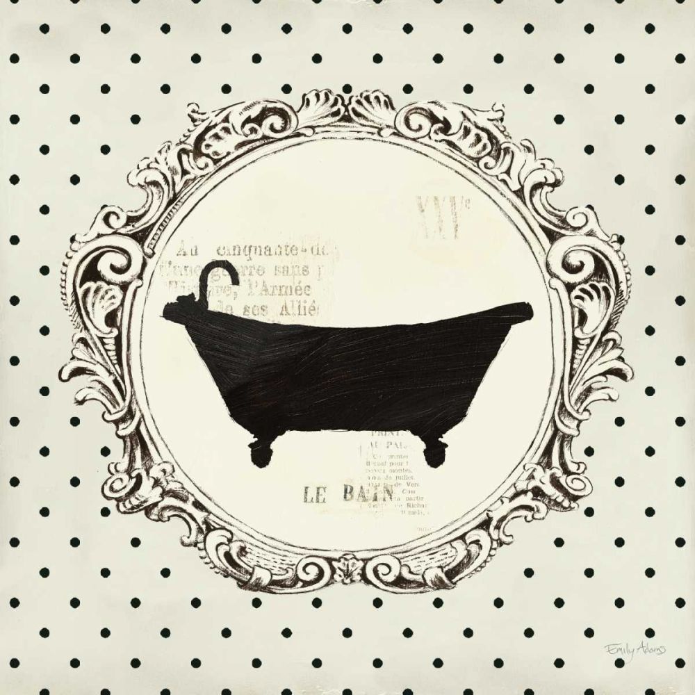 Cartouche Bath art print by Emily Adams for $57.95 CAD