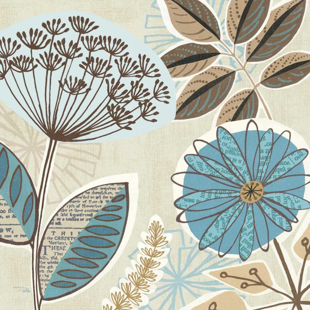 Funky Flowers IV art print by Pela Studio for $57.95 CAD