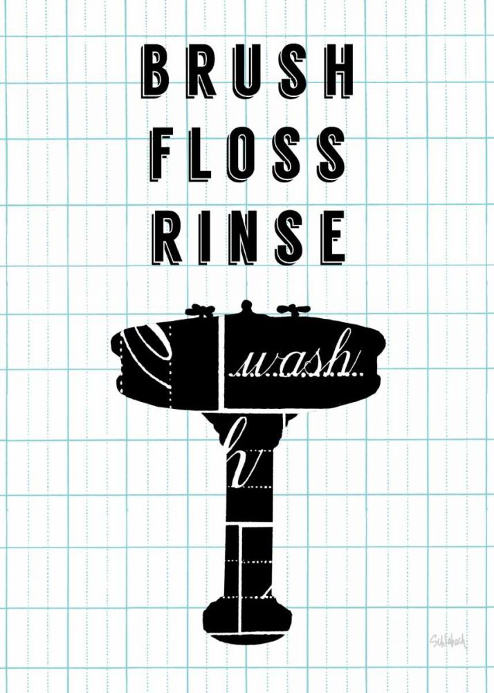 Letterform Sink art print by Sue Schlabach for $57.95 CAD