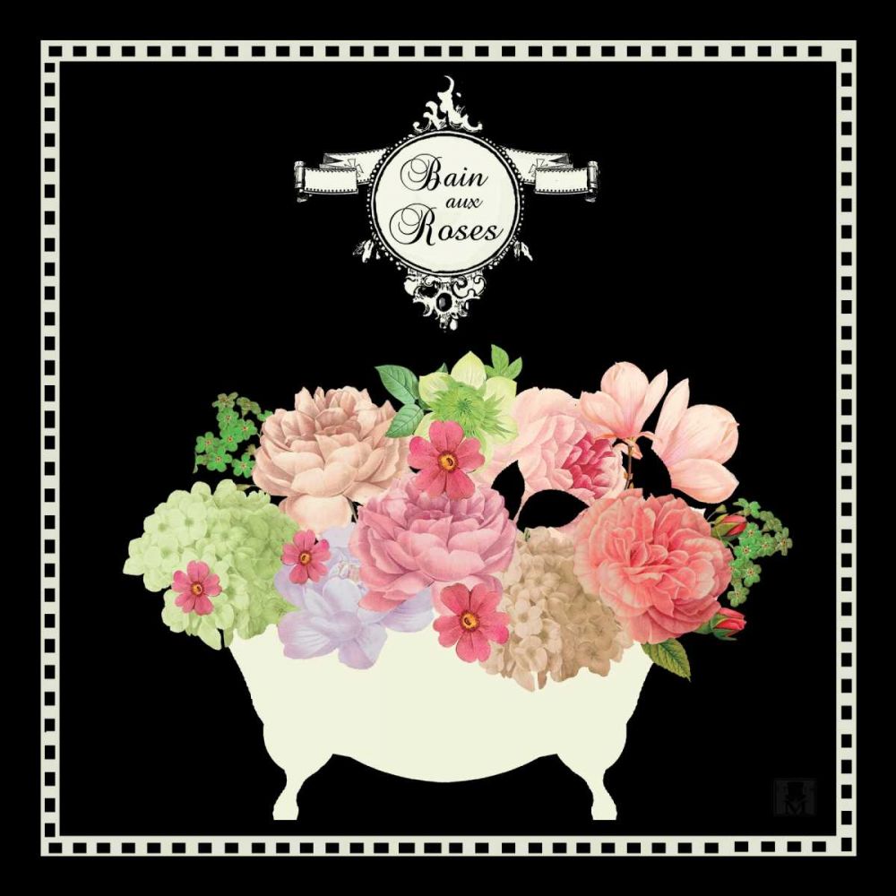 Bain du Jardin III Black art print by Studio Mousseau for $57.95 CAD