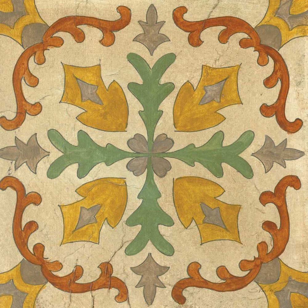 Andalucia Tiles I Color art print by Silvia Vassileva for $57.95 CAD