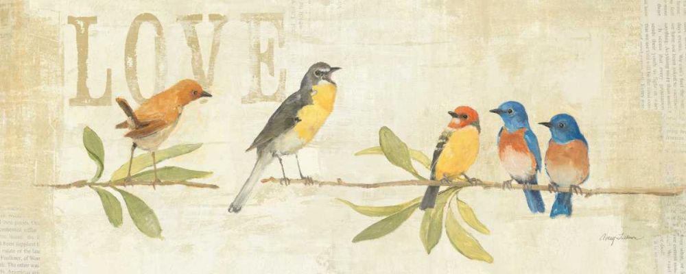 Adoration of the Magpie Panel I art print by Avery Tillmon for $57.95 CAD
