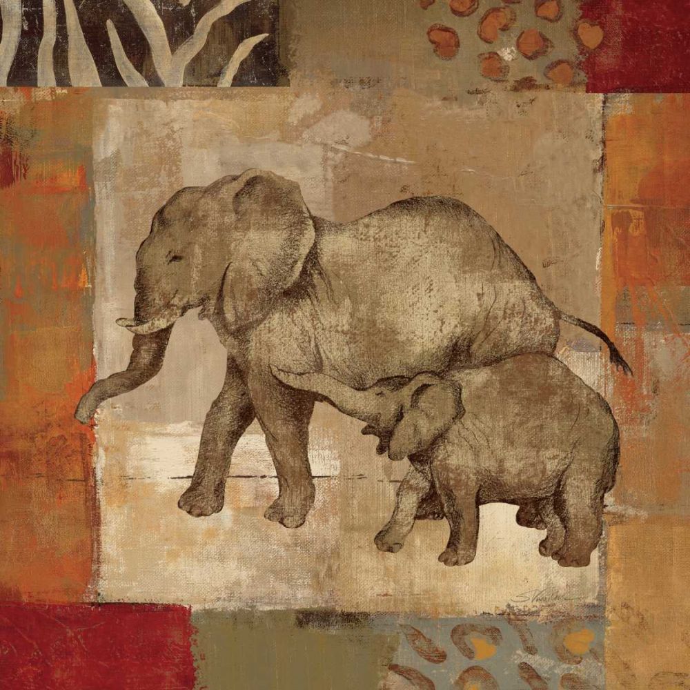 Animals on Safari III art print by Silvia Vassileva for $57.95 CAD