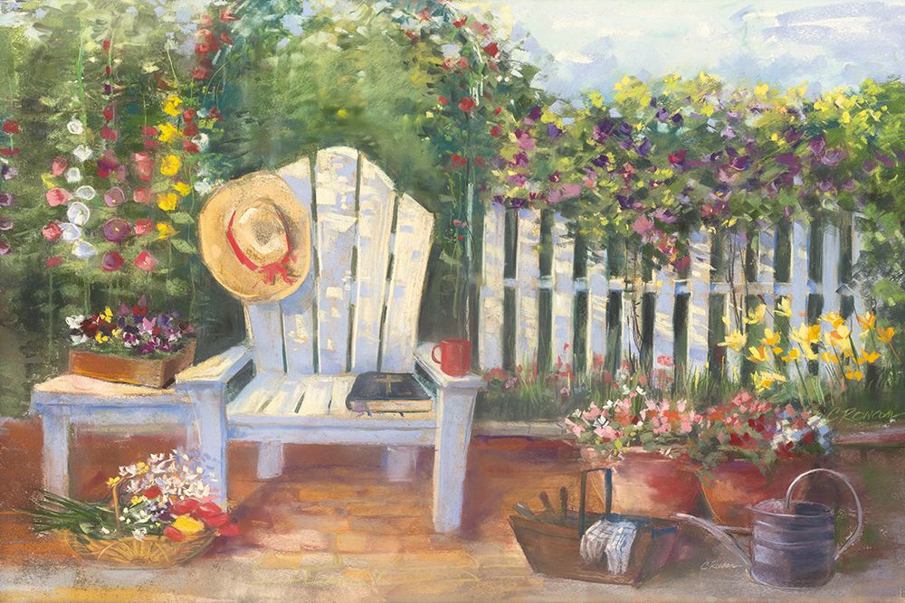 Carols Sunny Garden art print by Carol Rowan for $57.95 CAD