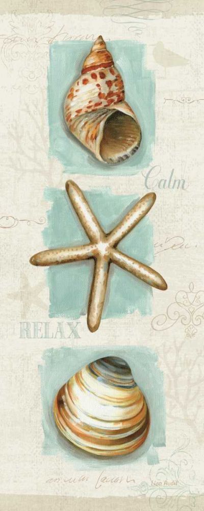 Coastal Jewels Panel I art print by Lisa Audit for $57.95 CAD