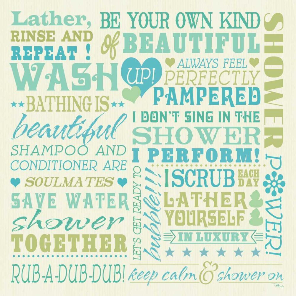 Wash Up Words art print by Pela Studio for $57.95 CAD