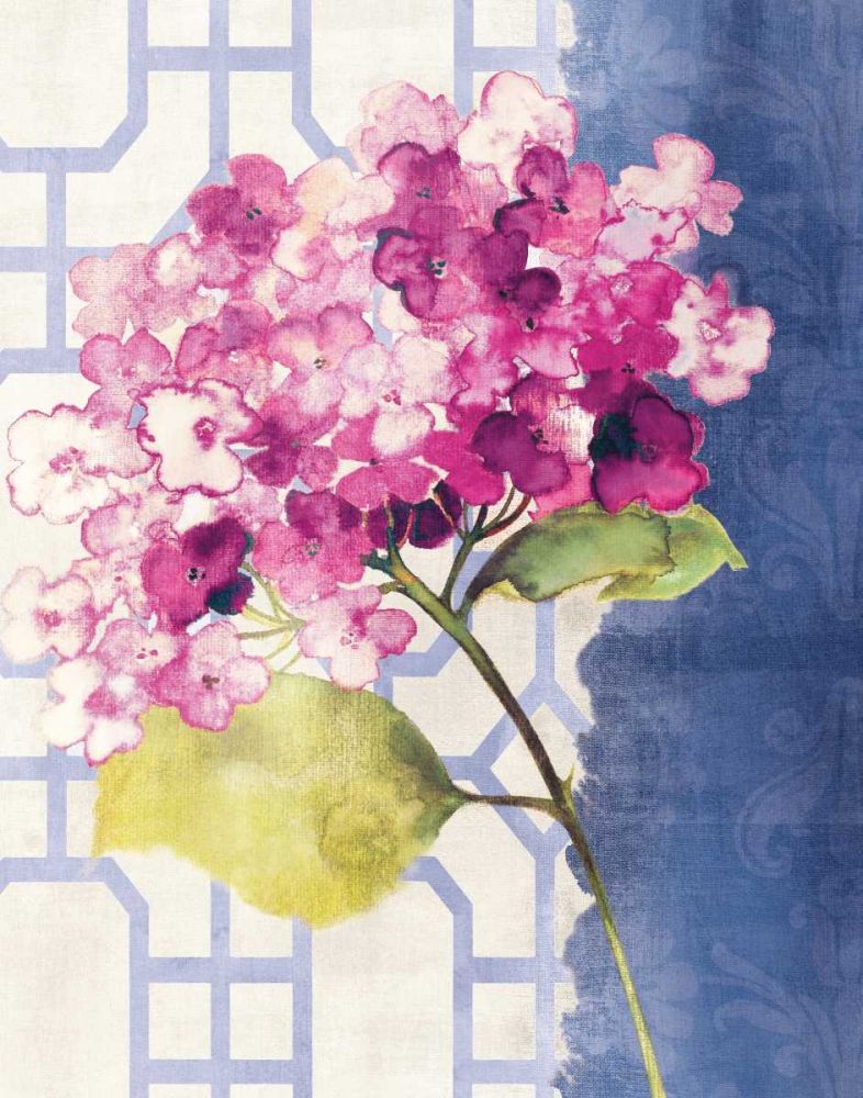 Antique Floral on White I art print by Wild Apple Portfolio for $57.95 CAD
