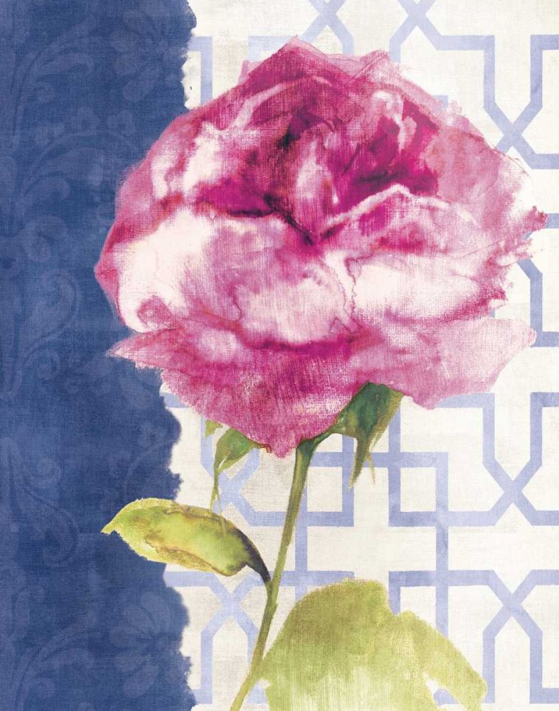 Antique Floral on White II art print by Wild Apple Portfolio for $57.95 CAD