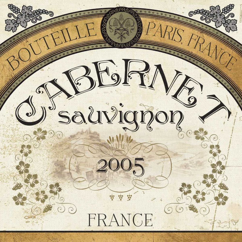 Wine Labels I art print by Pela Studio for $57.95 CAD