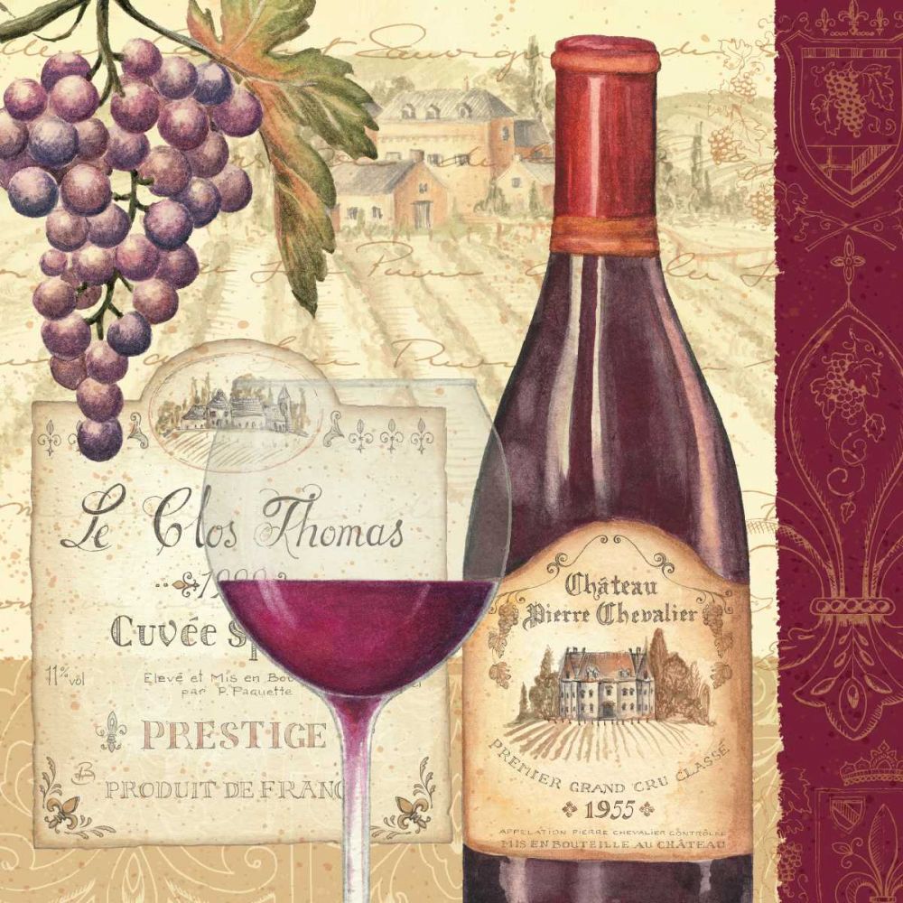 Wine Tradition II art print by Daphne Brissonnet for $57.95 CAD