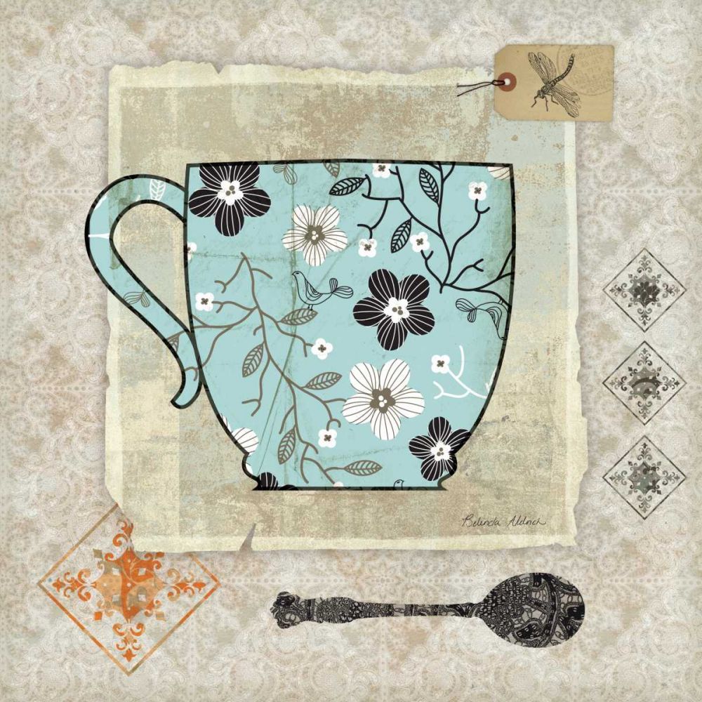 Garden Cafe I art print by Belinda Aldrich for $57.95 CAD