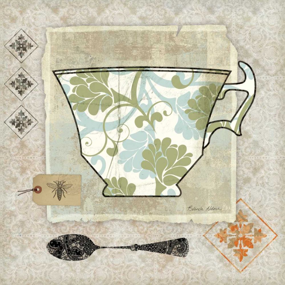 Garden Cafe II art print by Belinda Aldrich for $57.95 CAD