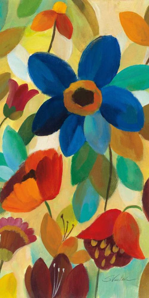 Summer Floral Panel I art print by Silvia Vassileva for $57.95 CAD
