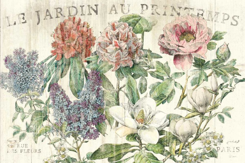 Le Jardin Printemps art print by Sue Schlabach for $57.95 CAD
