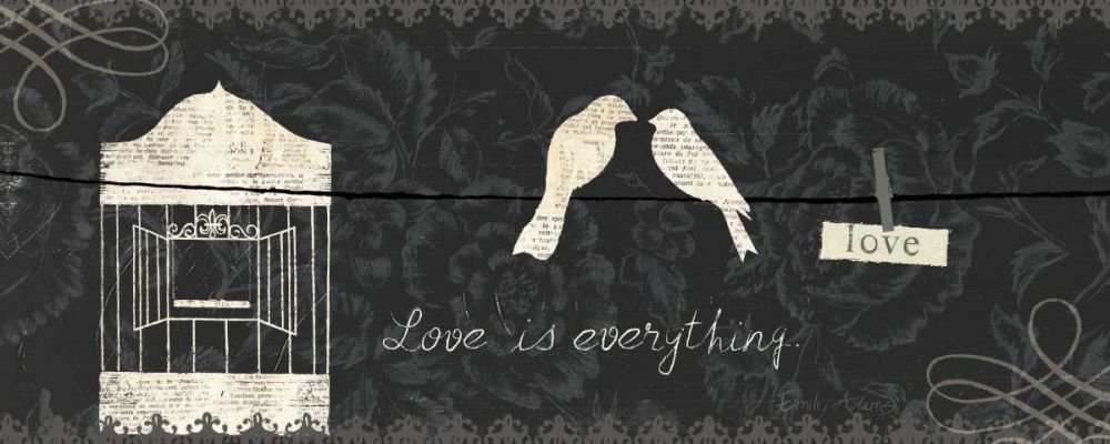 Love Paris Panel III art print by Emily Adams for $57.95 CAD