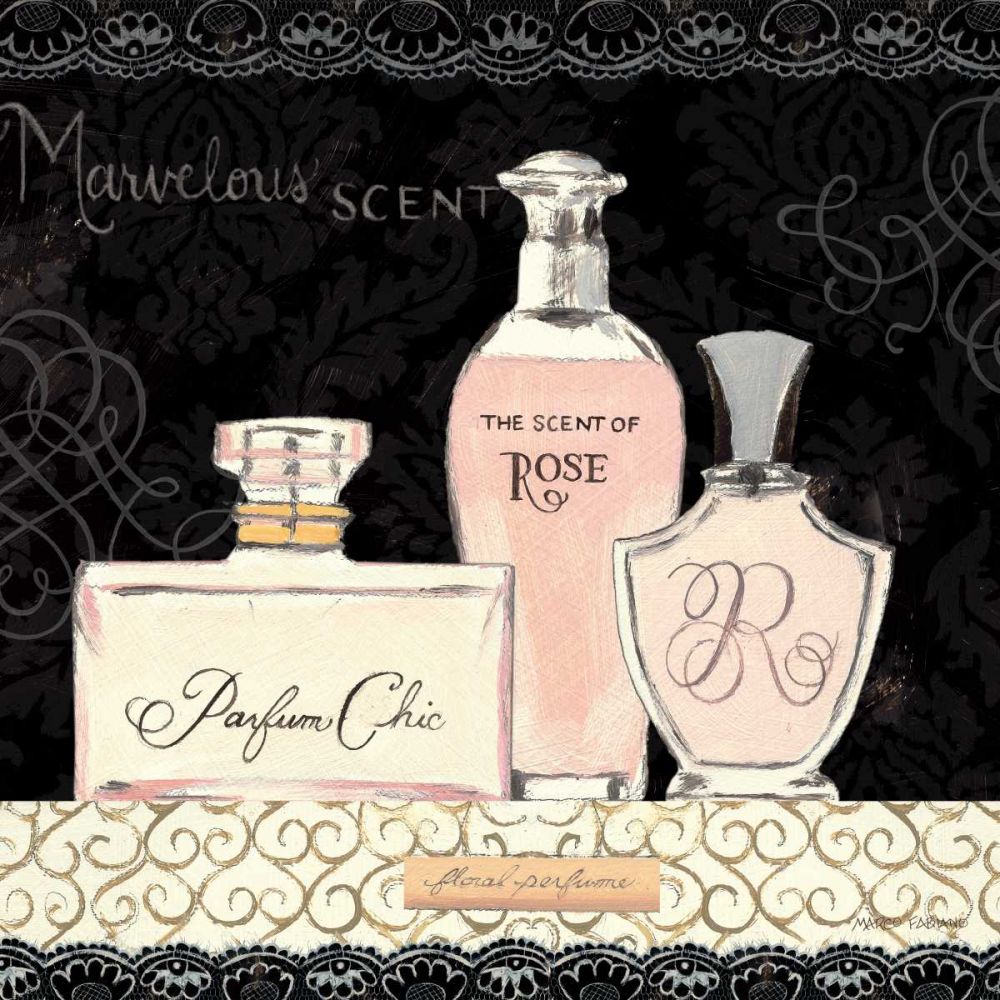 Les Parfum I art print by Marco Fabiano for $57.95 CAD