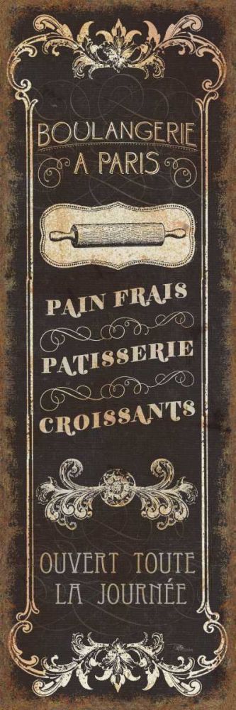 Parisian Signs Panel - I art print by Pela Studio for $57.95 CAD
