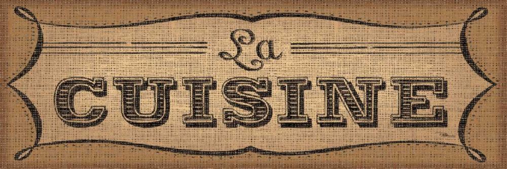 La Cuisine Burlap II art print by Pela Studio for $57.95 CAD