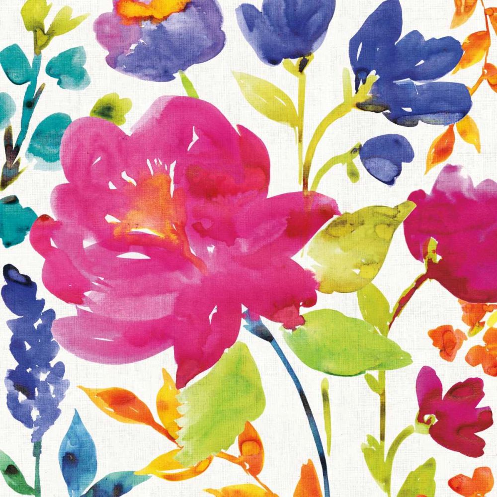 Floral Medley II art print by Wild Apple Portfolio for $57.95 CAD