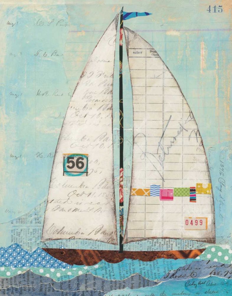 At the Regatta IV art print by Courtney Prahl for $57.95 CAD
