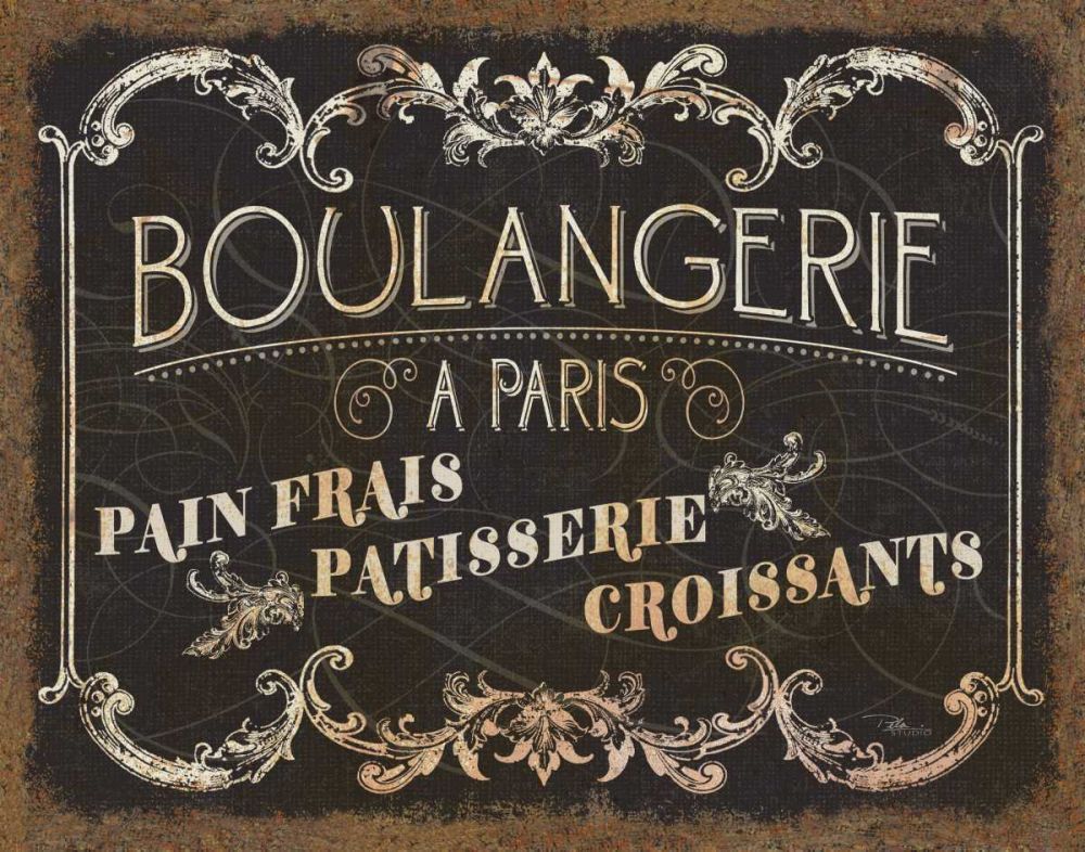 Parisian Signs art print by Pela Studio for $57.95 CAD