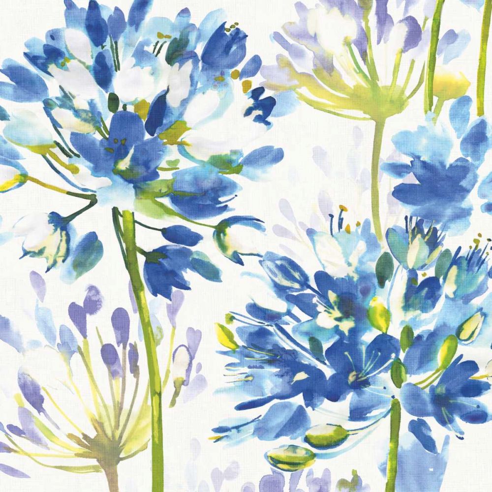 Blue Medley III art print by Wild Apple Portfolio for $57.95 CAD
