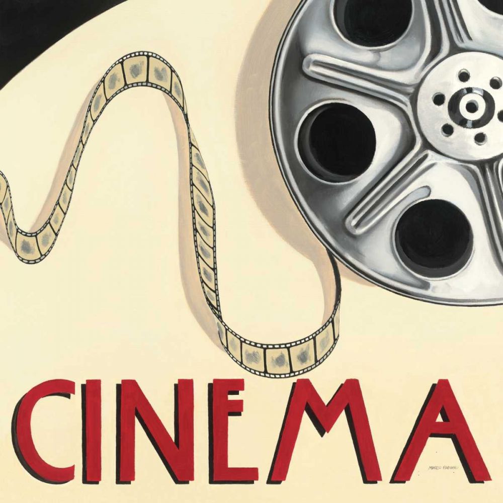Cinema art print by Marco Fabiano for $57.95 CAD