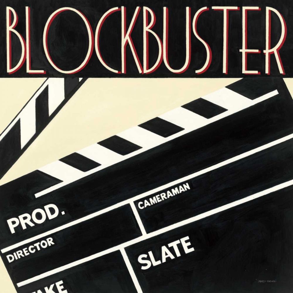 Blockbuster art print by Marco Fabiano for $57.95 CAD