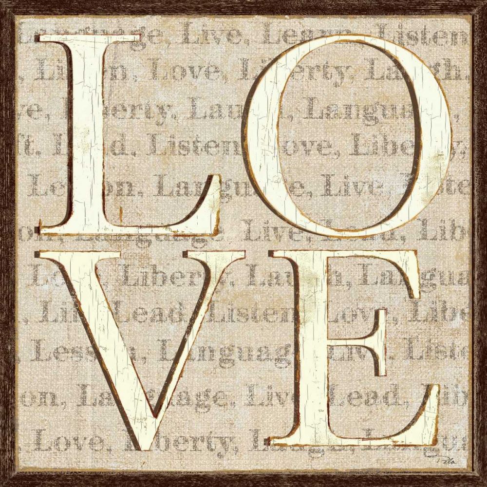 L is for Love art print by Pela for $57.95 CAD