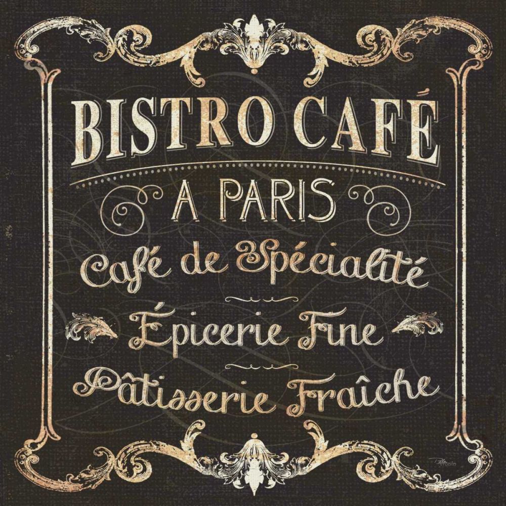 Parisian Signs Square II art print by Pela Studio for $57.95 CAD