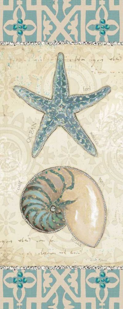 Beach Treasures I art print by Emily Adams for $57.95 CAD