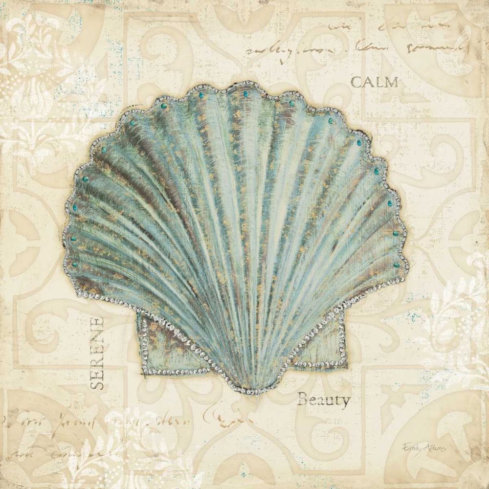 Beach Treasures I art print by Emily Adams for $57.95 CAD