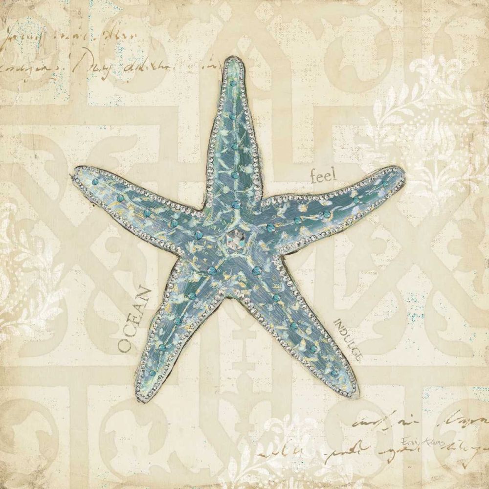 Beach Treasures II art print by Emily Adams for $57.95 CAD