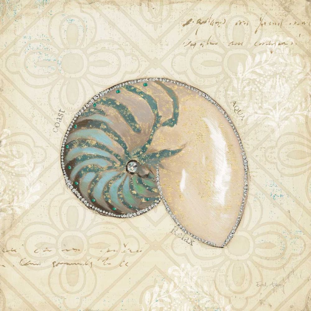 Beach Treasures III art print by Emily Adams for $57.95 CAD