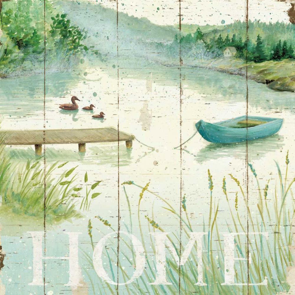 Lakeside I art print by Daphne Brissonnet for $57.95 CAD