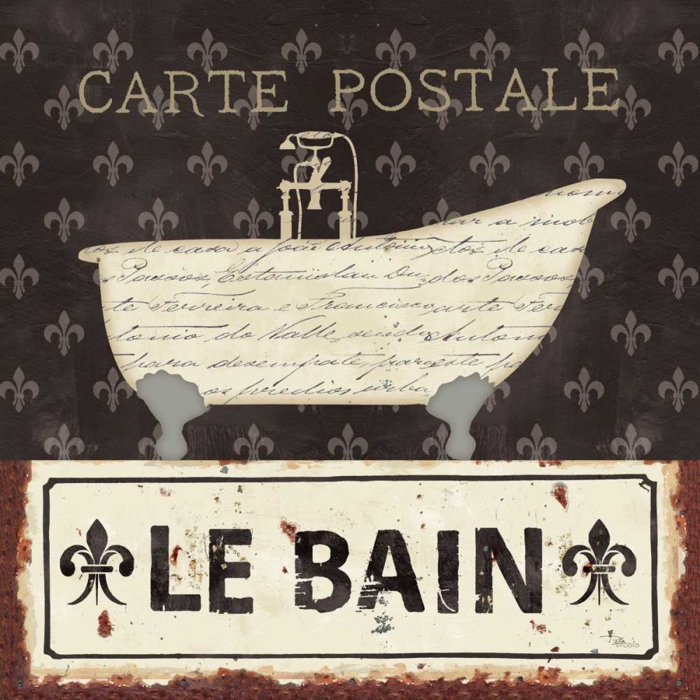 Vintage Bath VI art print by Pela Studio for $57.95 CAD