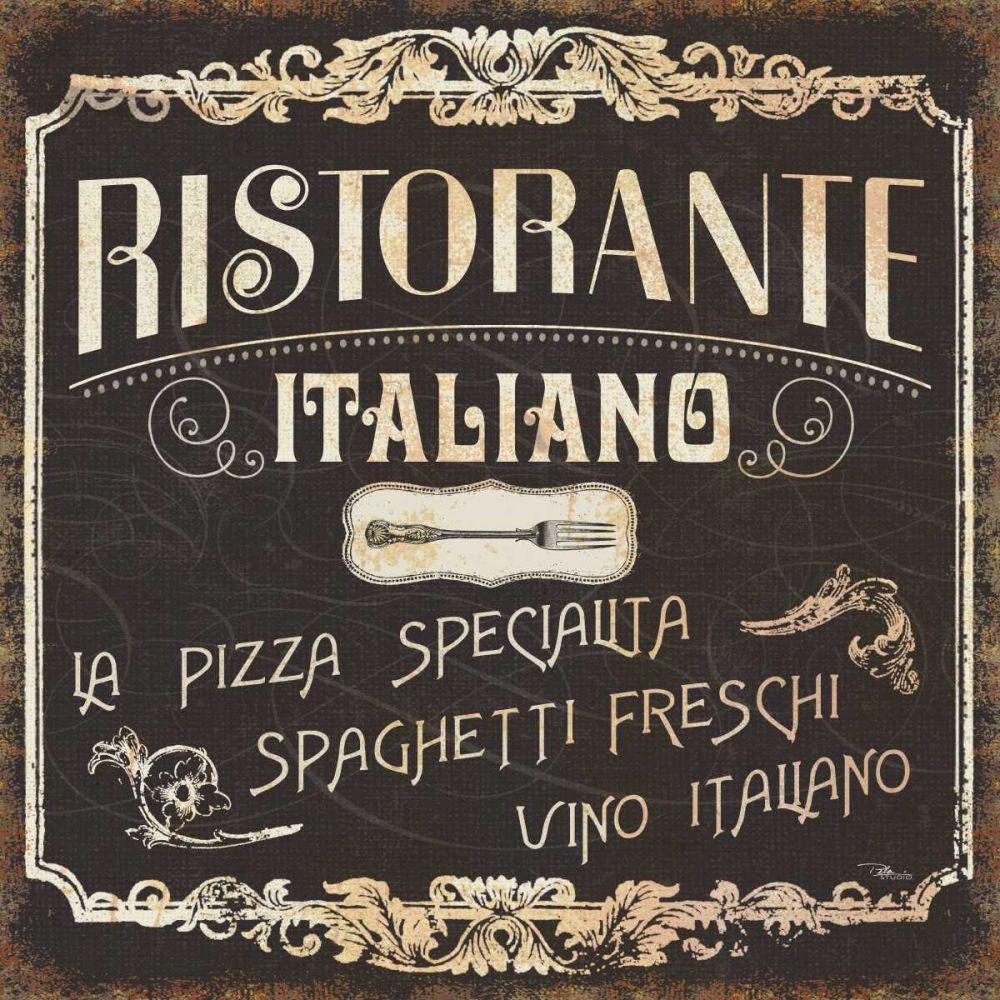 Italian Cuisine I art print by Pela Studio for $57.95 CAD