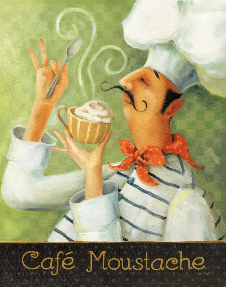Cafe Moustache II art print by Lisa Audit for $57.95 CAD