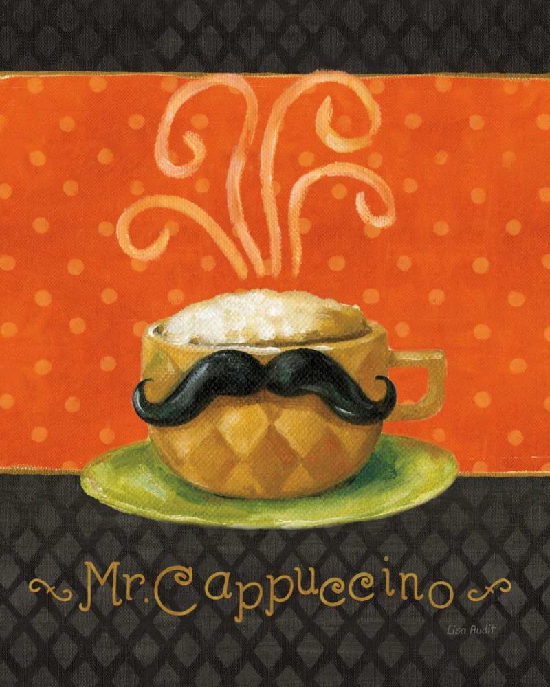 Cafe Moustache IV art print by Lisa Audit for $57.95 CAD