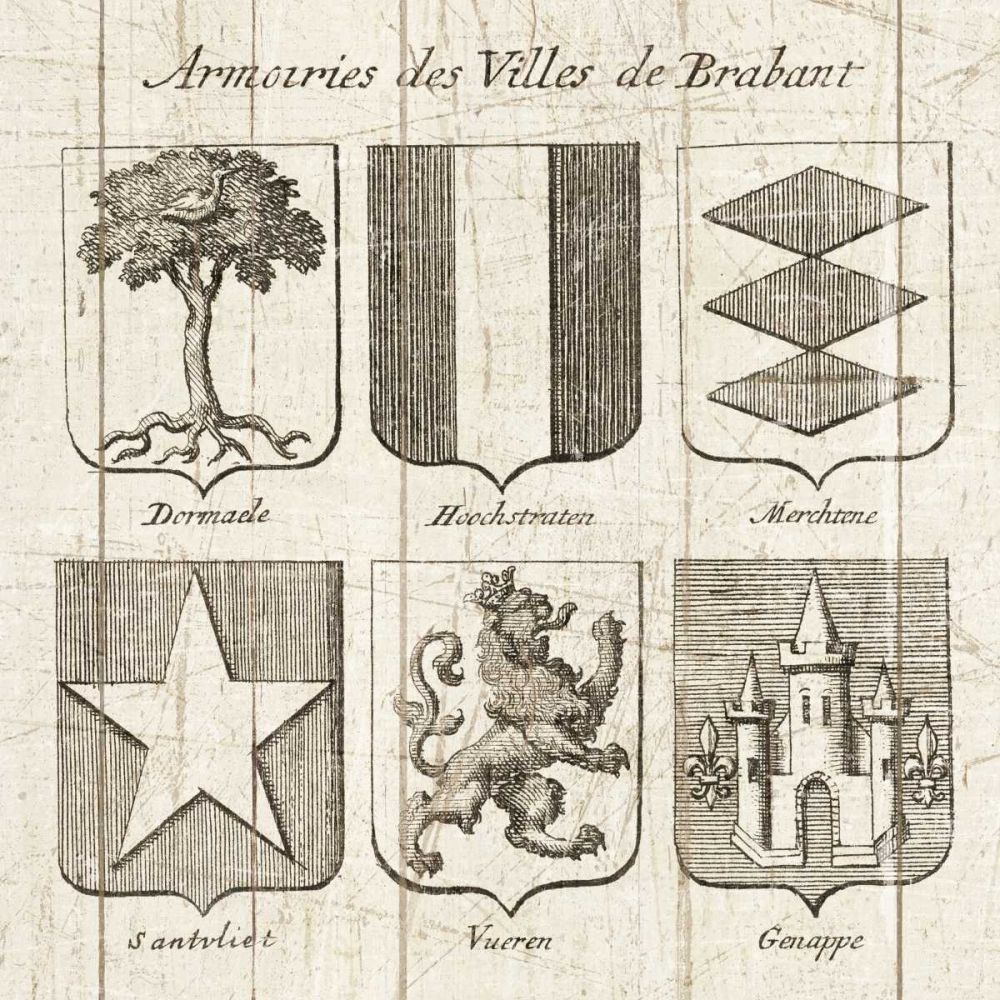 Restoration Period French Armory I art print by Wild Apple Portfolio for $57.95 CAD