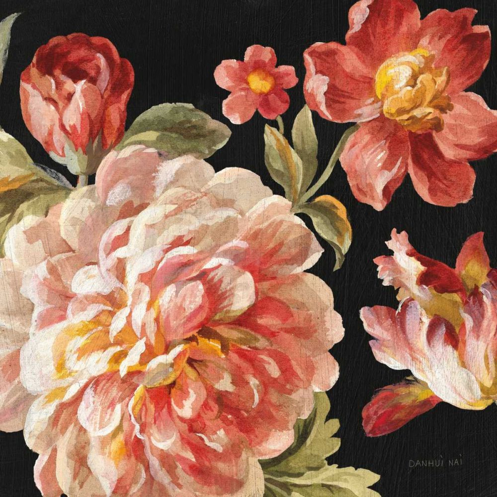 Mixed Floral IV Crop I art print by Danhui Nai for $57.95 CAD